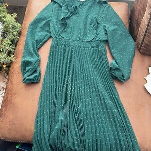 Elegant Green Kids Dress